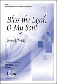 Bless the Lord, O My Soul SATB choral sheet music cover Thumbnail